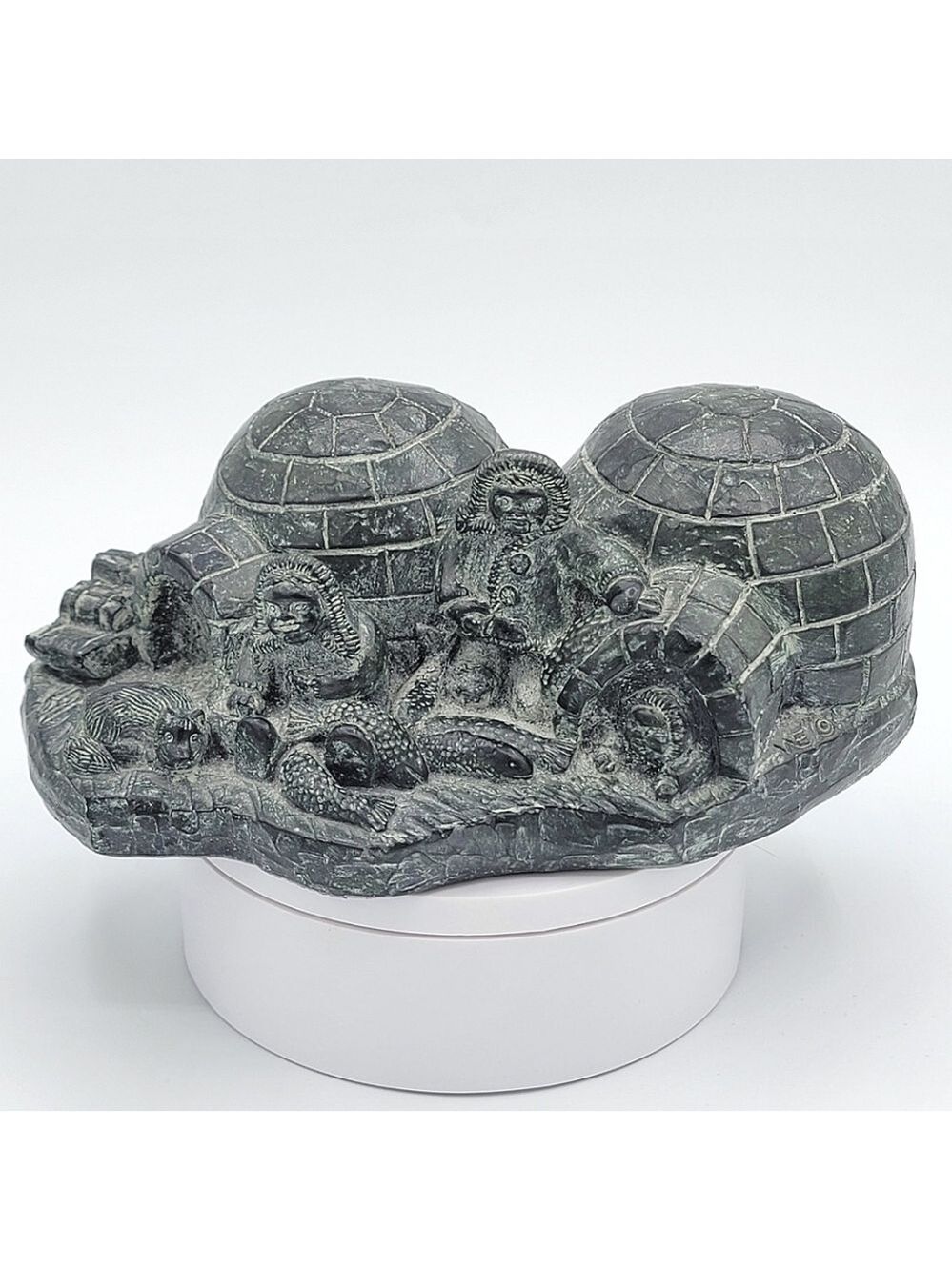 Vintage Wolf Original Inuit Life Igloo #1970